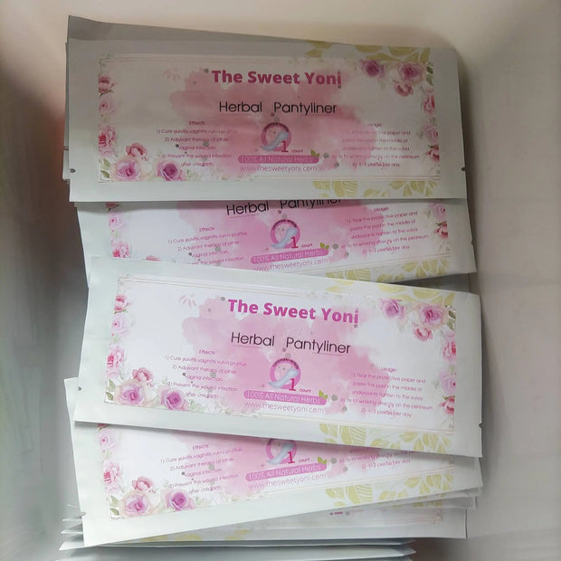 Sweet Yoni Herbal Pantyliners (5 per pack) The Sweet Yoni