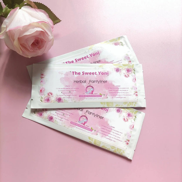 Sweet Yoni Herbal Pantyliners (5 per pack) The Sweet Yoni